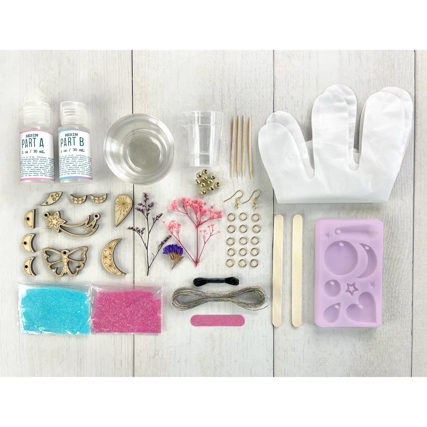 Wish Craft Wood + Resin Jewelry Kit