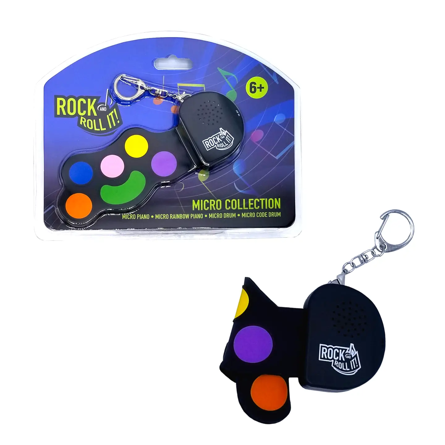 Micro Rock and Roll It Keychain