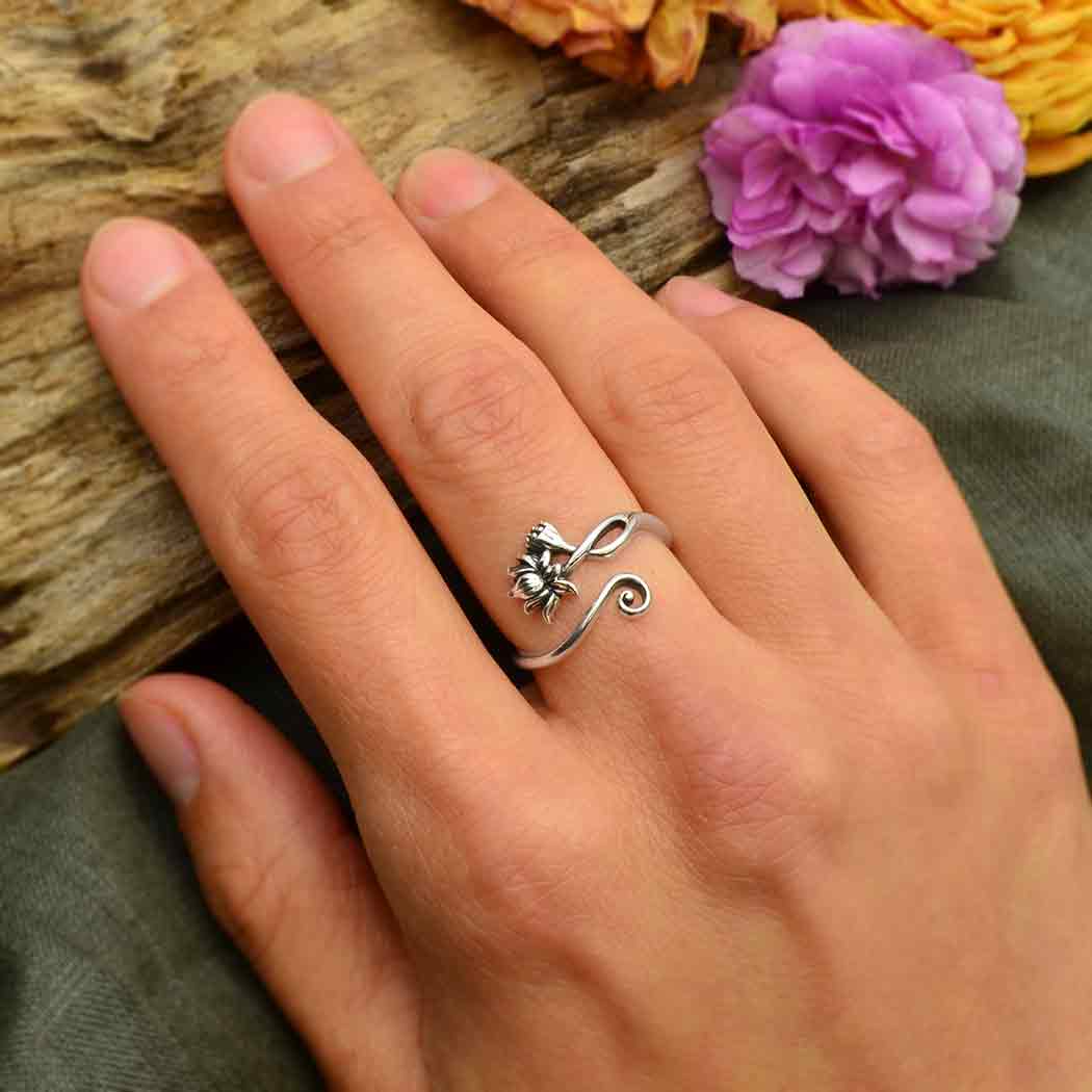 Lotus Adjustable Ring