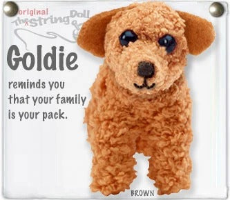 Goldie Dog String Doll Keychain
