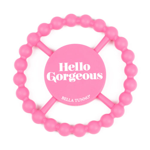 Teether - Hello Gorgeous Pink