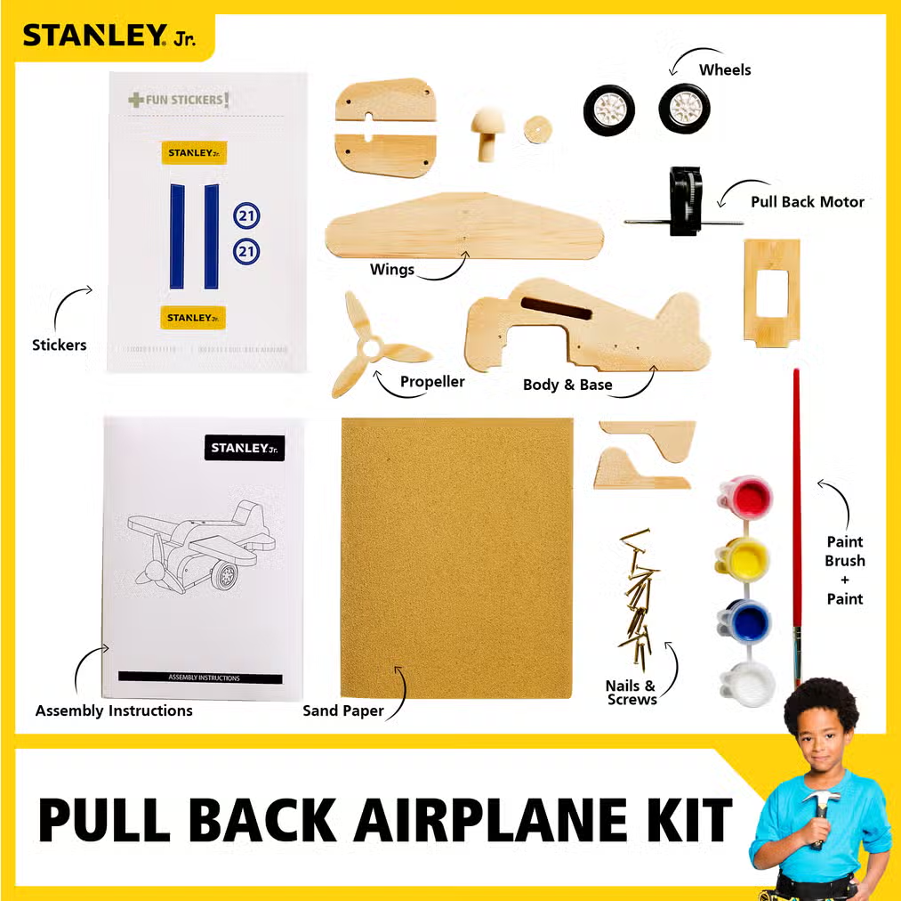 Pull-Back Airplane Kit
