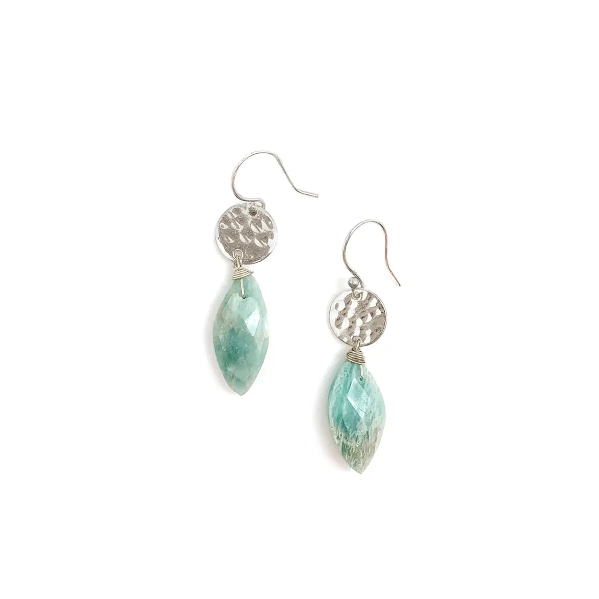 Akriti Large Faceted Earrings