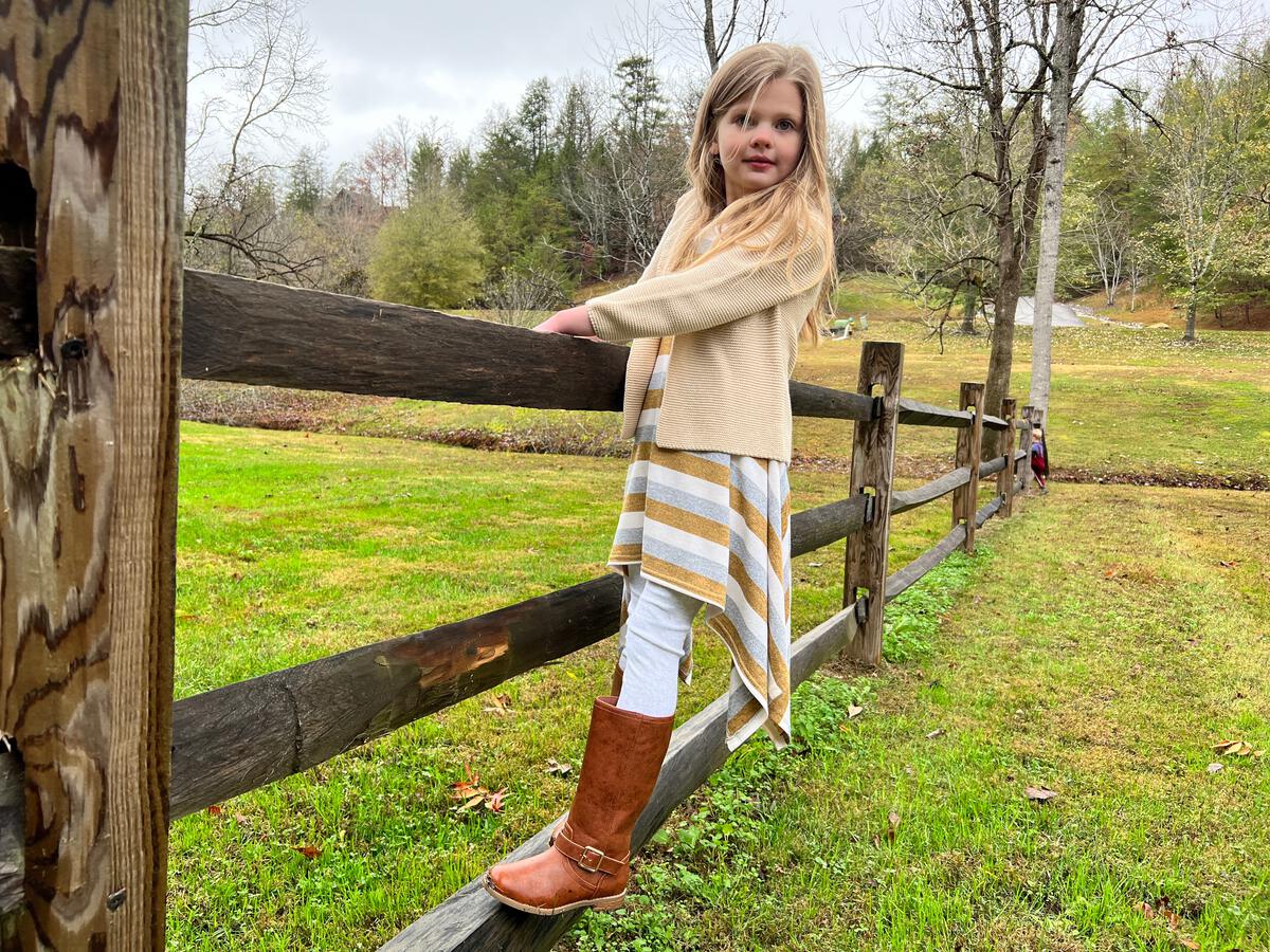 Girls Stevie Cream Sweater