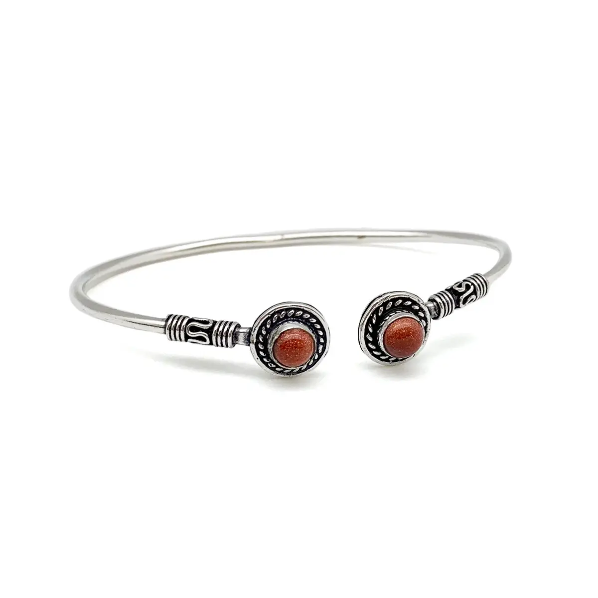 Tanvi Cuff Bracelet Silver Bangle