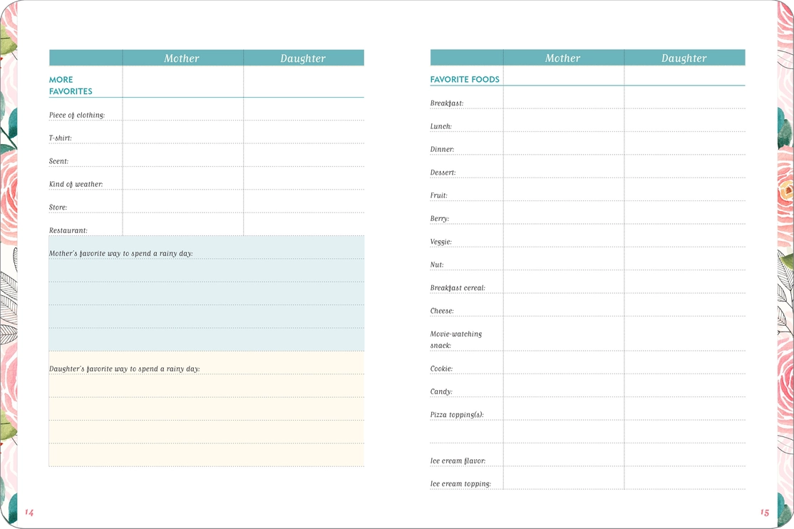 Like Mother Like Daughter Back & Forth Journal