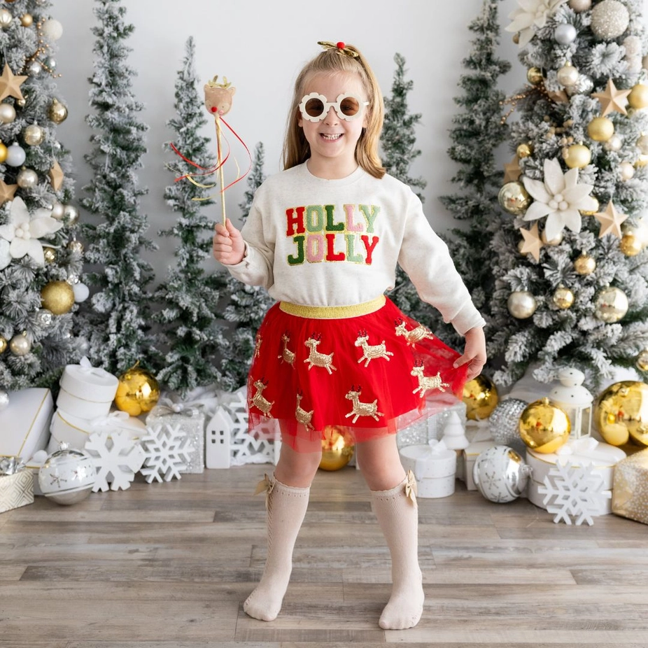 Holly Jolly Kids Sweatshirt