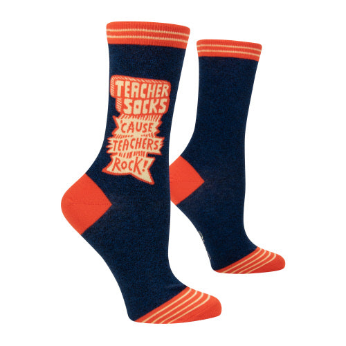 Teachers Rock Crew Socks