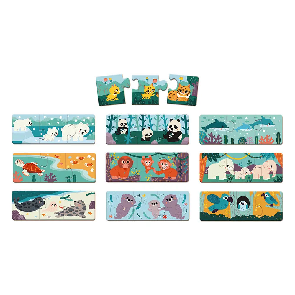 Animal Puzzle Matching Game