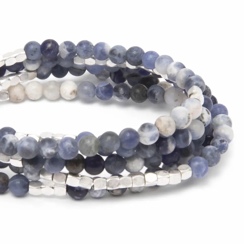 Stone Wrap Bracelet Sodalite