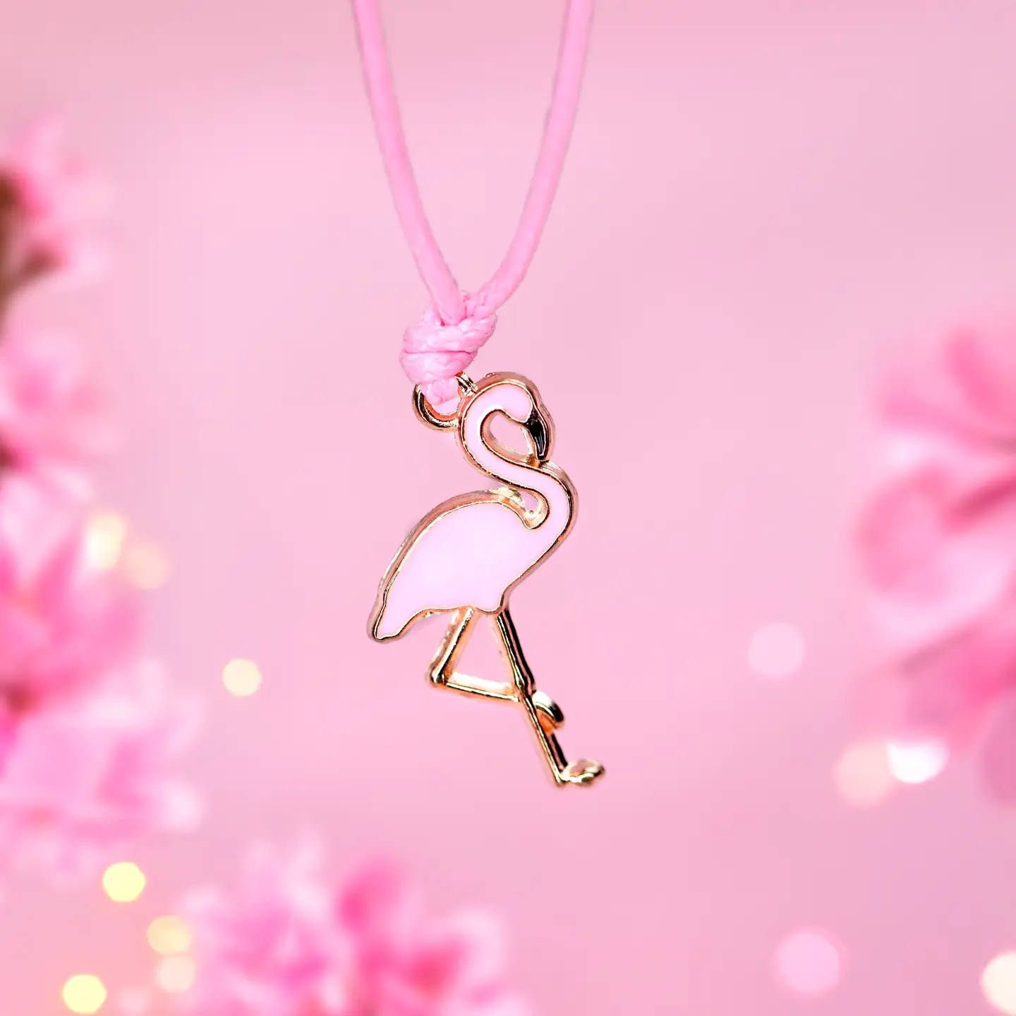Pink Flamingo Wish Bracelet