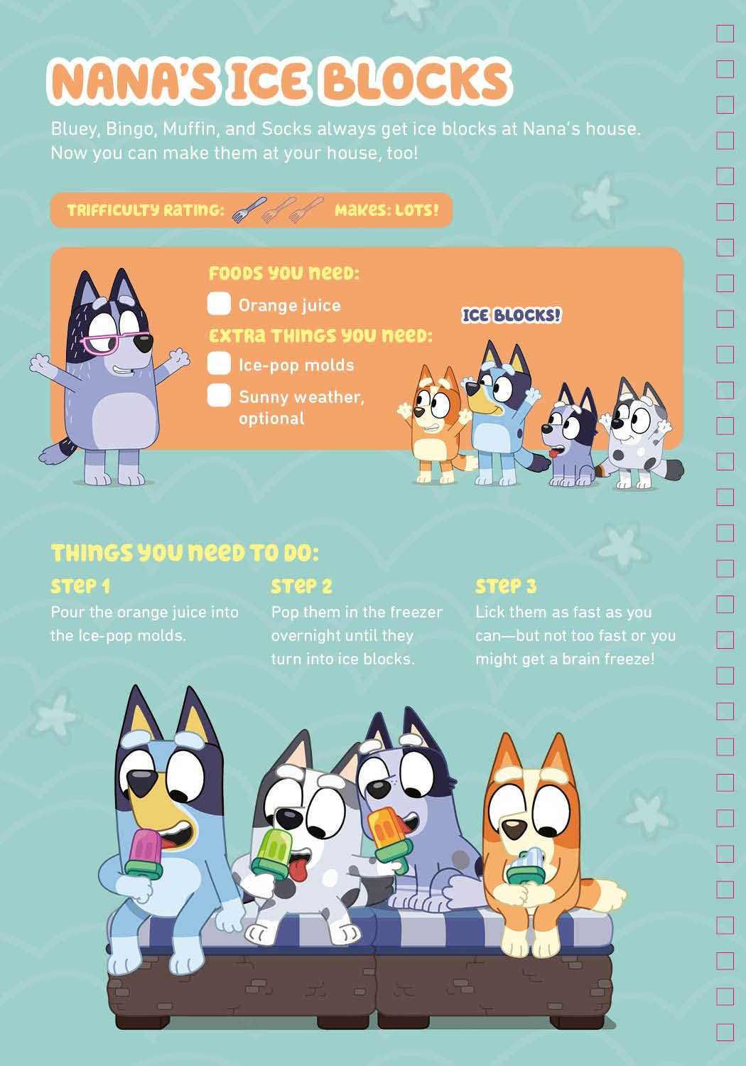 Bluey and Friends Fancy Restaurant Cookbook