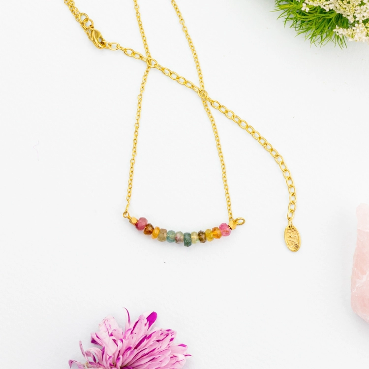 Rainbow Bar Necklace