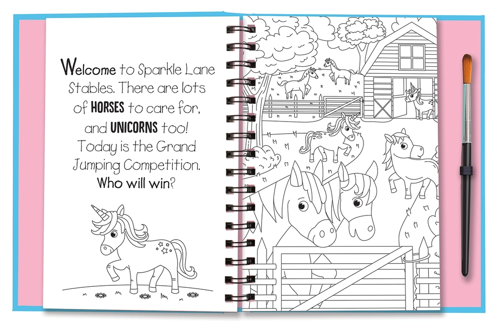 Paint with Water Horses & Unicorns