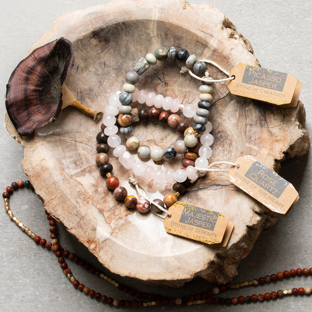 Stone Bracelet Mexican Onyx for Confidence