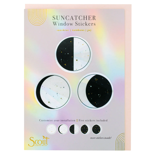 Suncatcher Window Stickers - Moon Phase