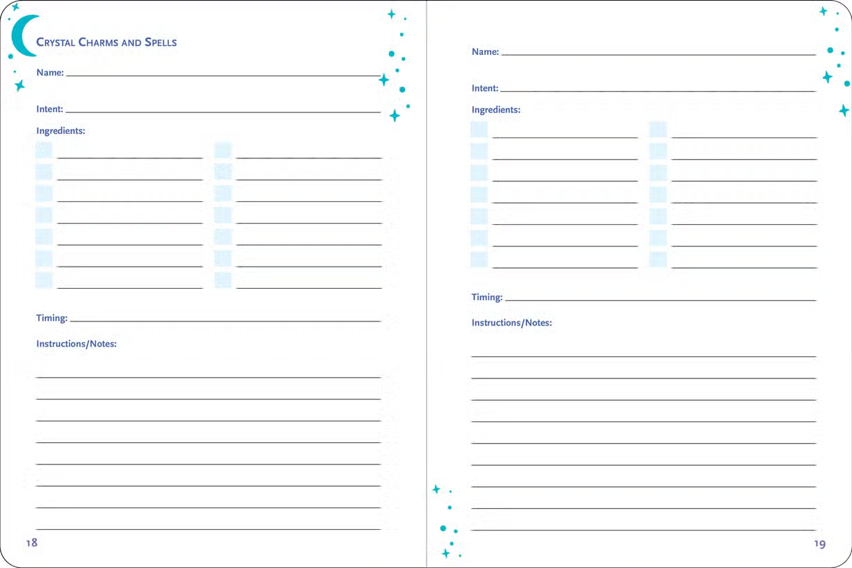 The Crystals Journal Book