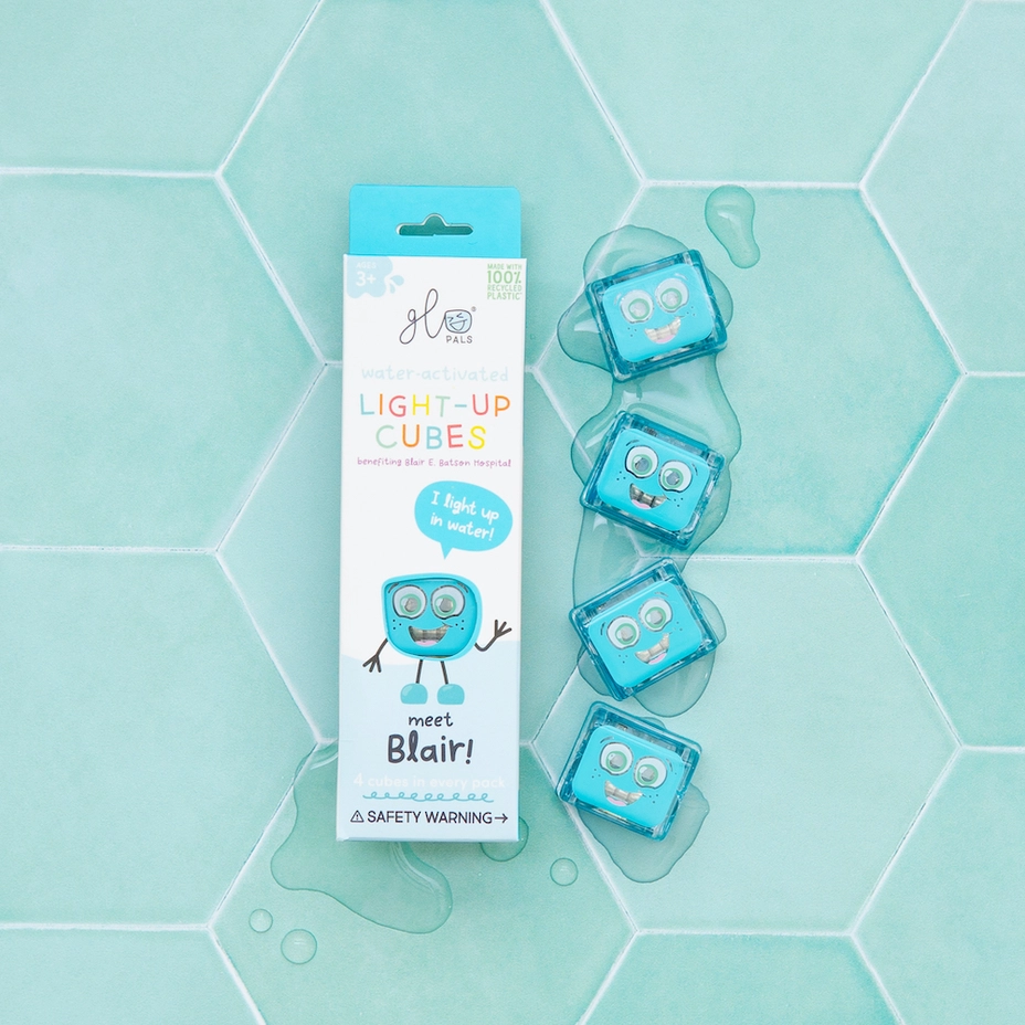 Blue Glo Bath Squares