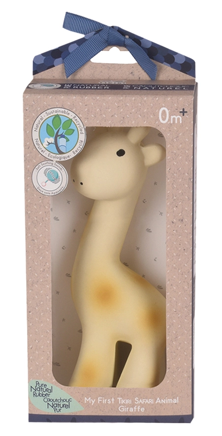 Organic Natural Rubber Giraffe Teether