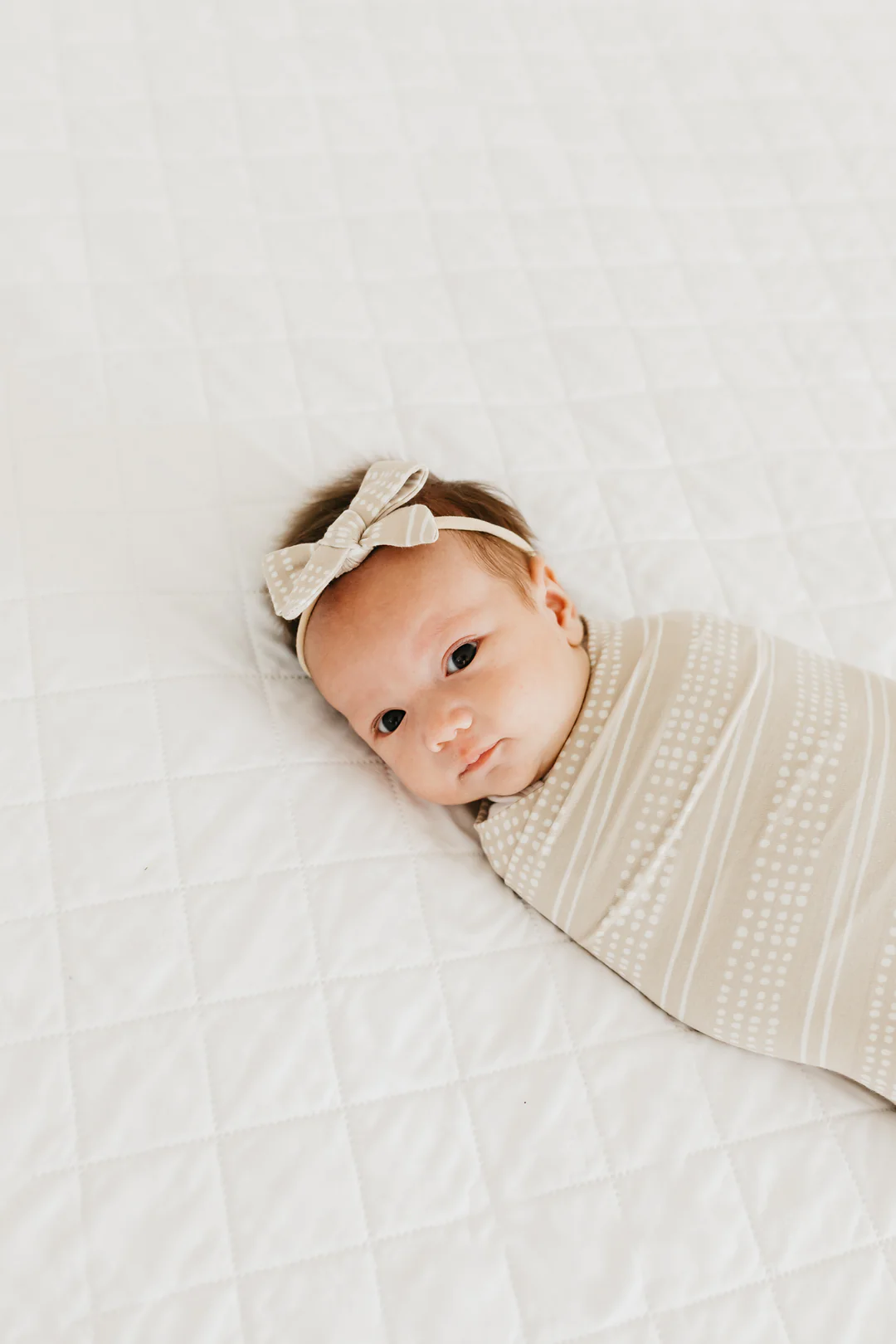 Clay Knit Swaddle Blanket