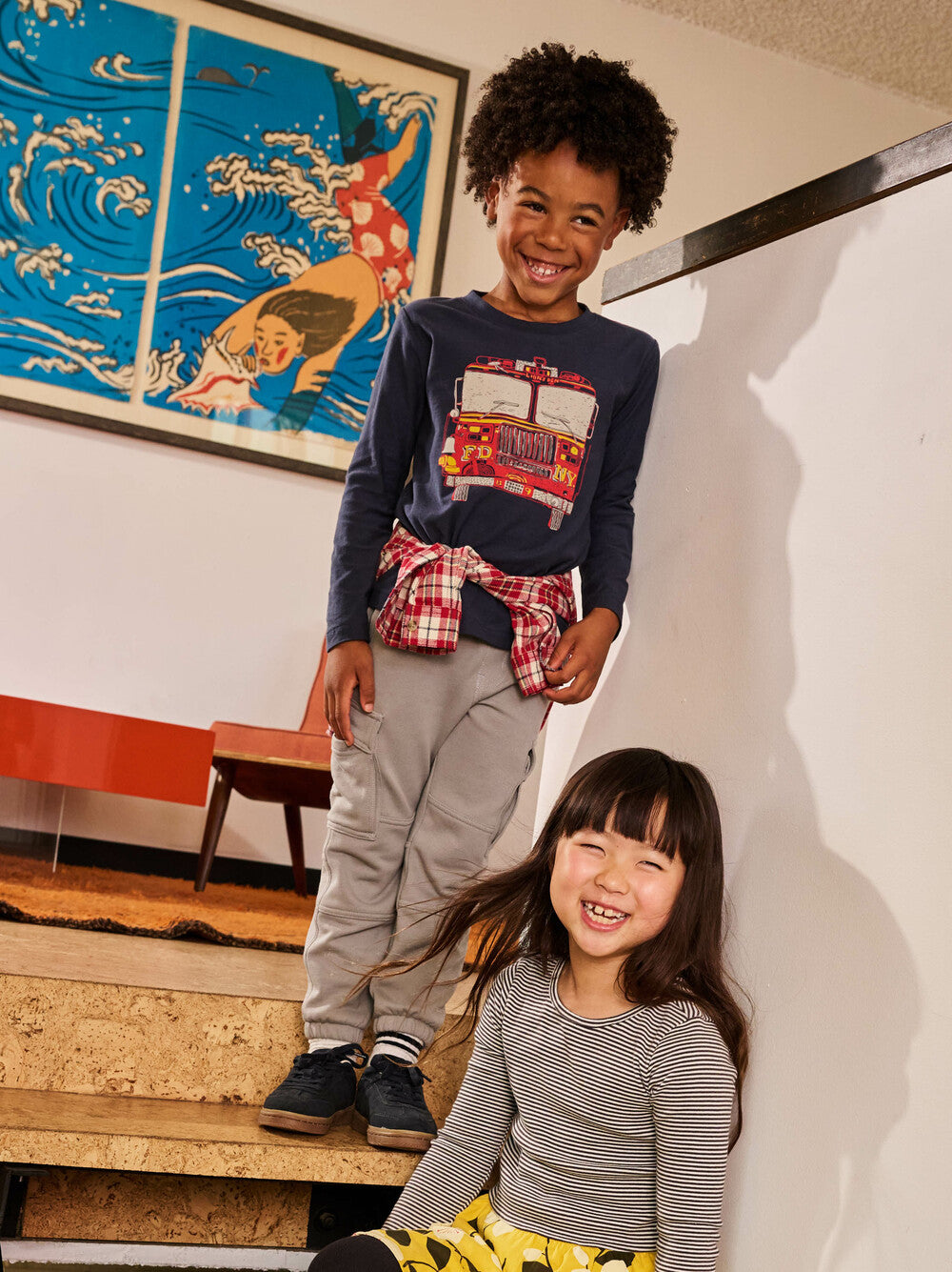 Kids Fire Truck Graphic Tee