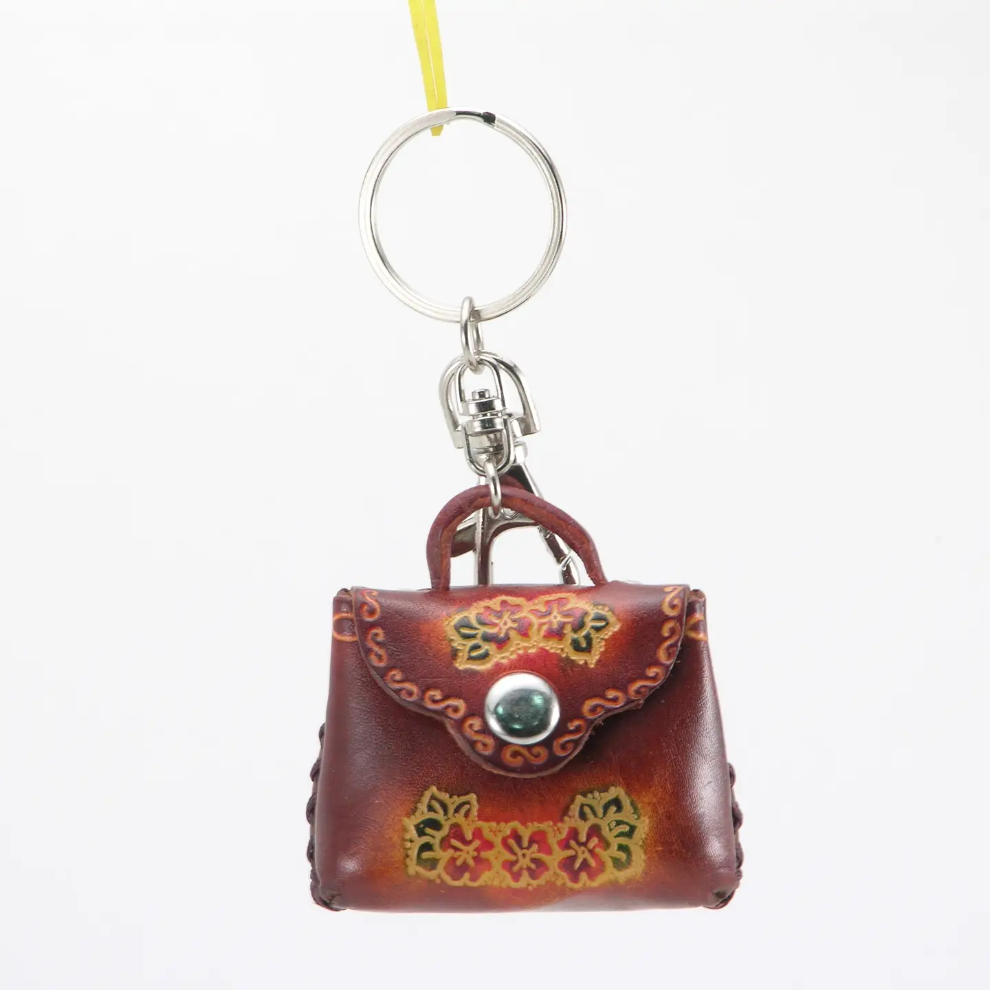 Leather Keychain Mini Purse