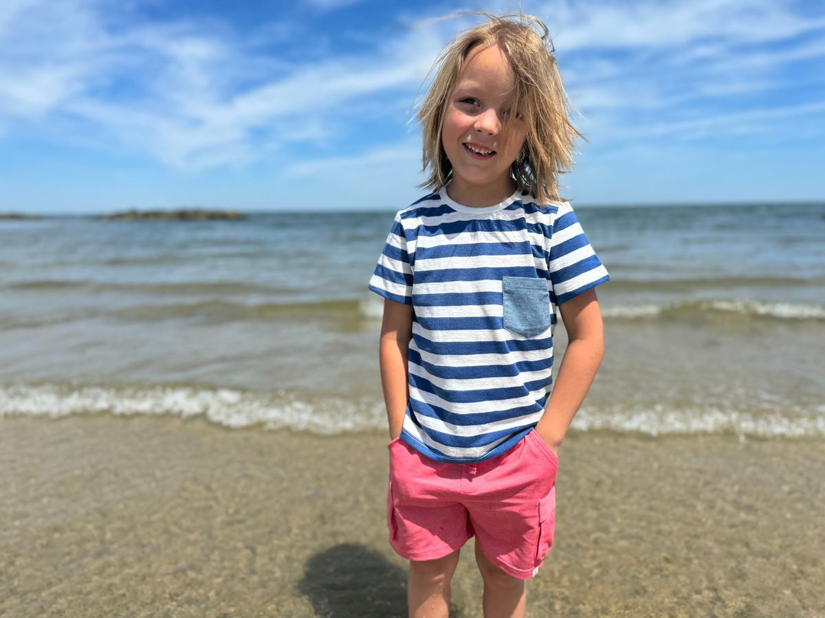 Boys Fowey Pocket Tee
