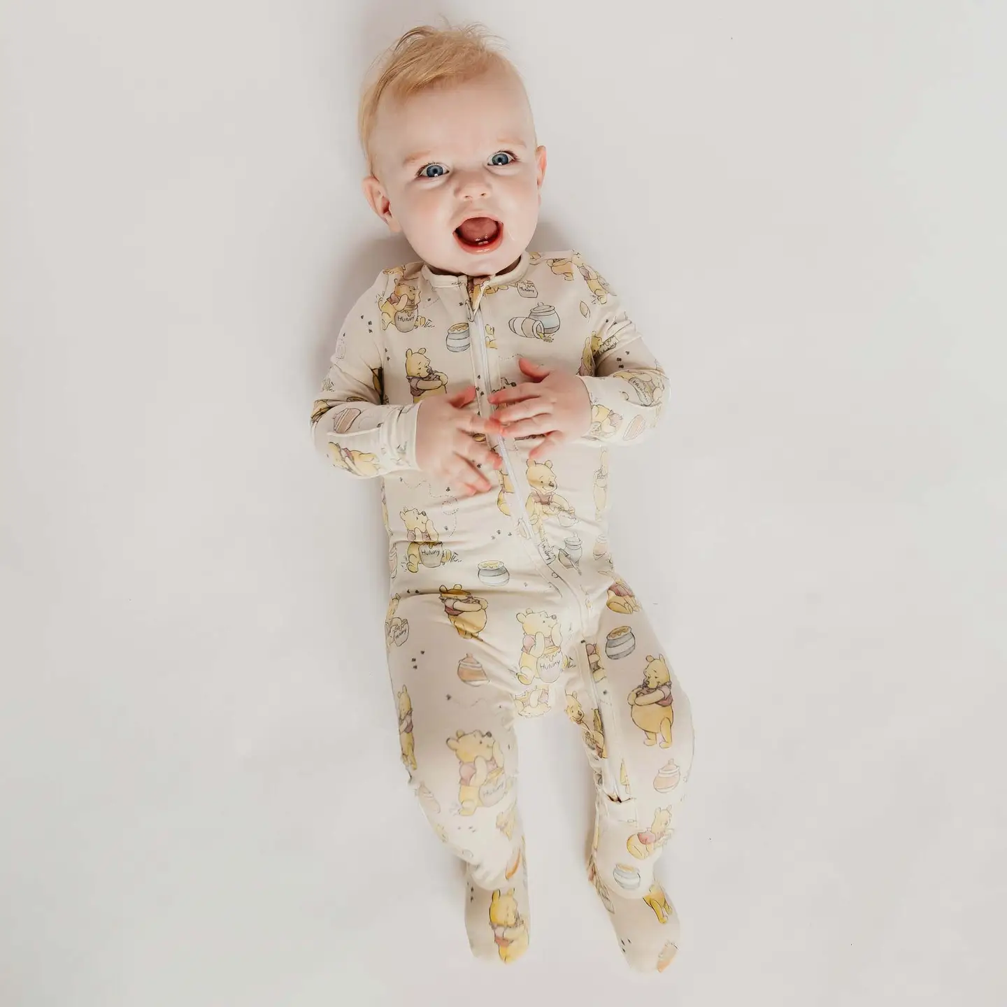 Winnie the Pooh Hunny Zip Up Footie