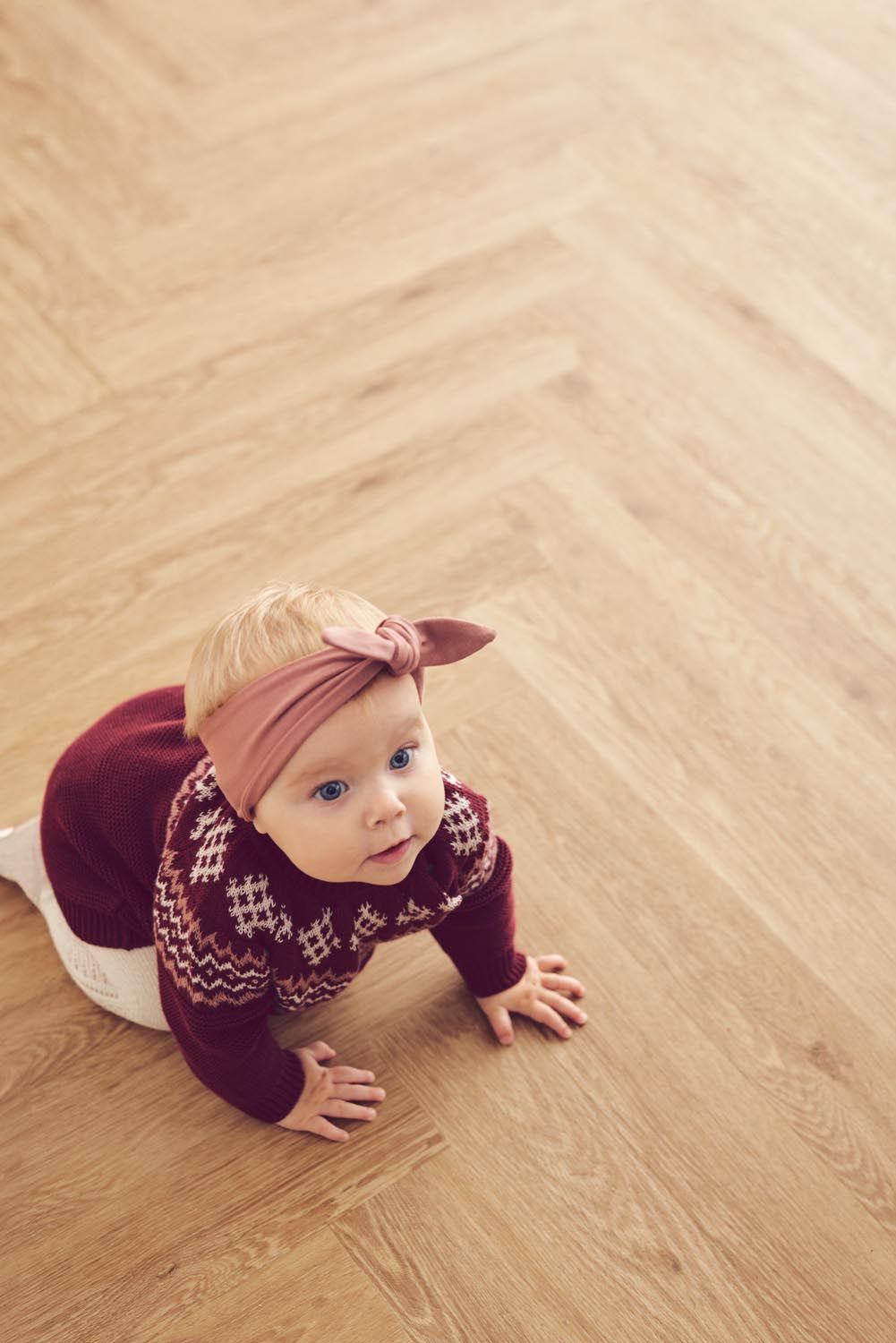 Baby Knit Jacquard Dress