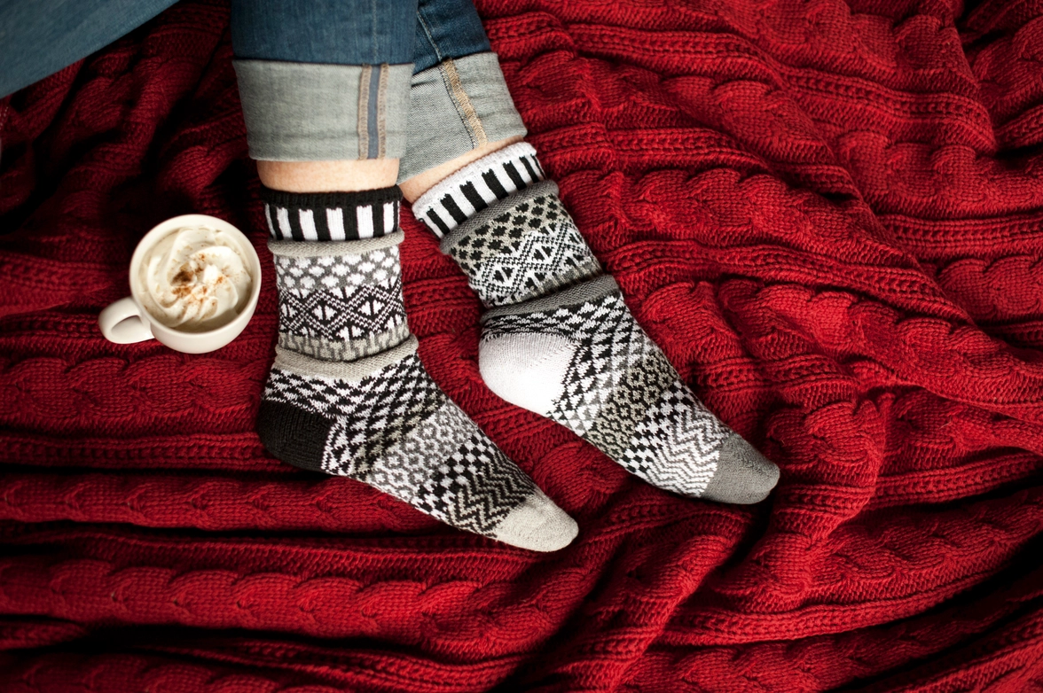 Midnight Mismatched Socks