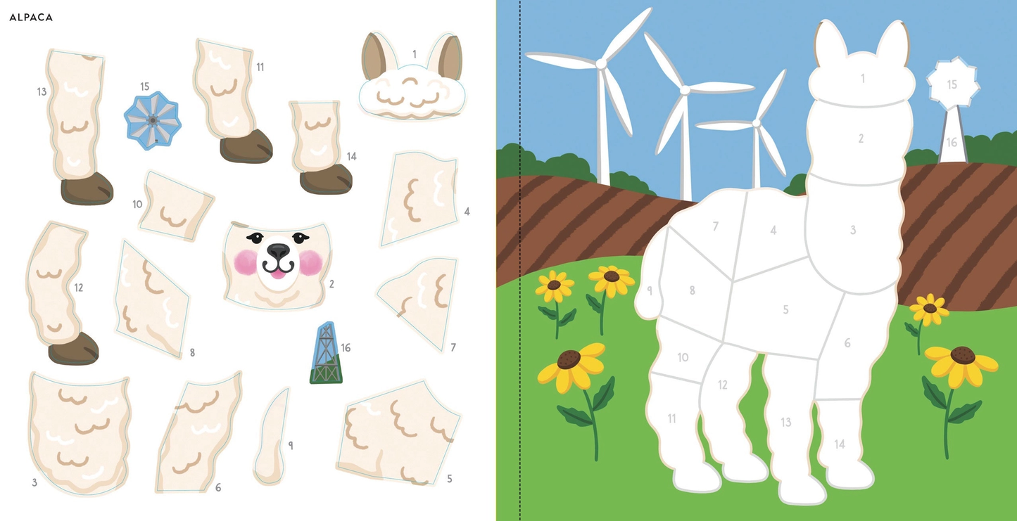 First Color Sticker Farm Animals