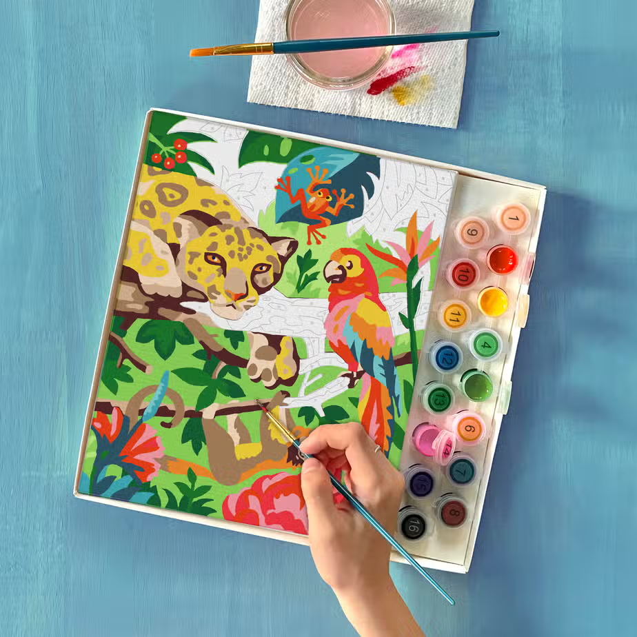 Paint By Numbers Tropical Jungle