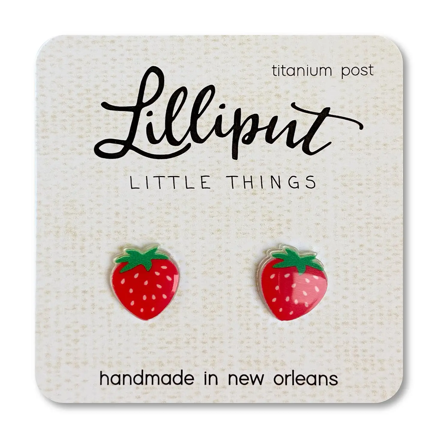 Strawberry Stud Earrings
