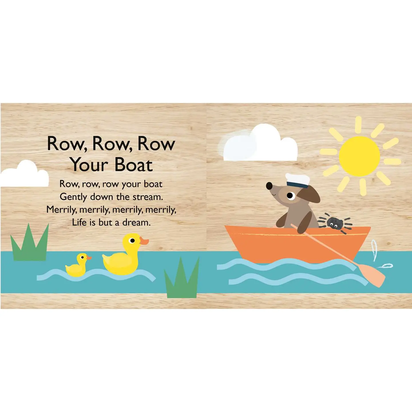 Row Row Your Boat Bath Book + Duck Gift Set