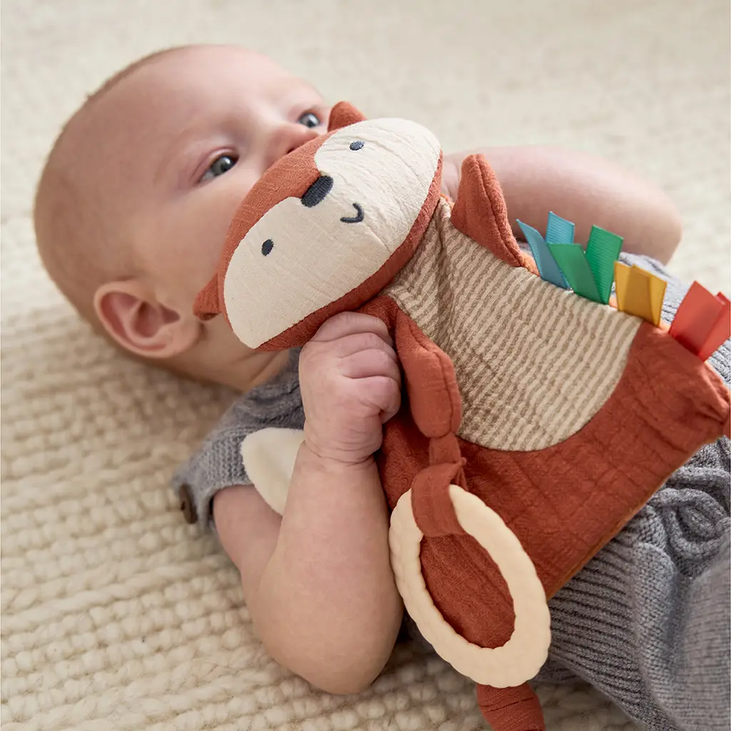 Fox Bitzy Crinkle Toy