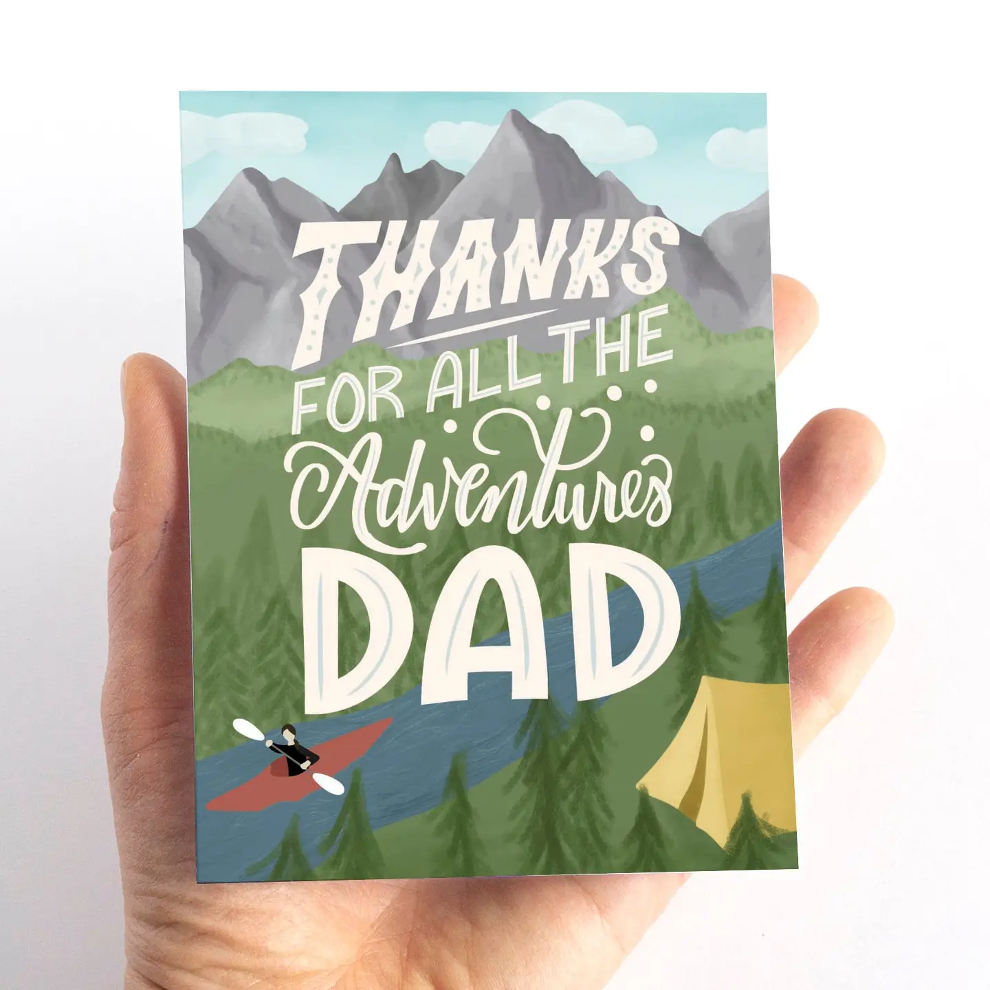 Thanks for All the Adventures Father's Card