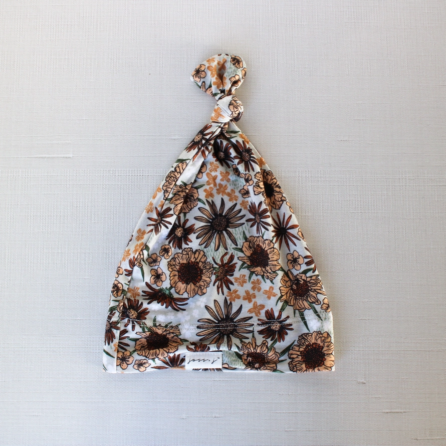 Wildflower Bamboo Baby Hat