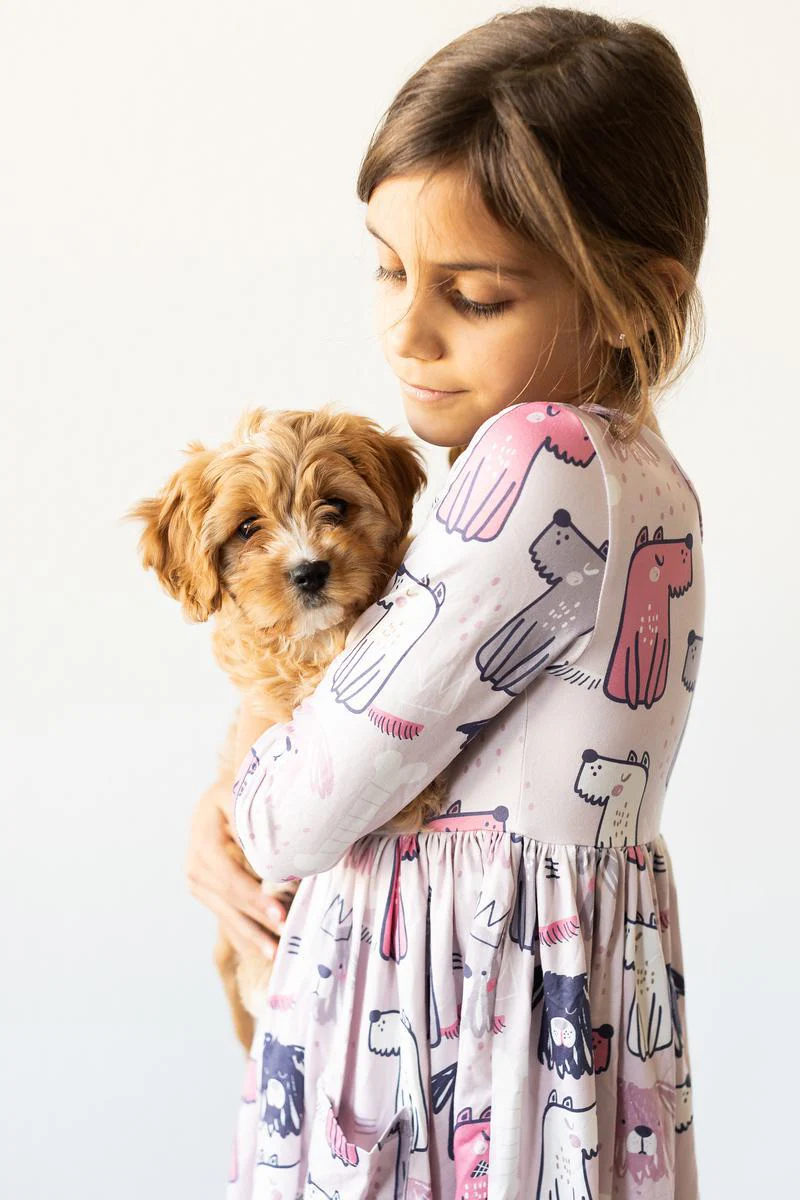 Puppy Party Twirl Dress