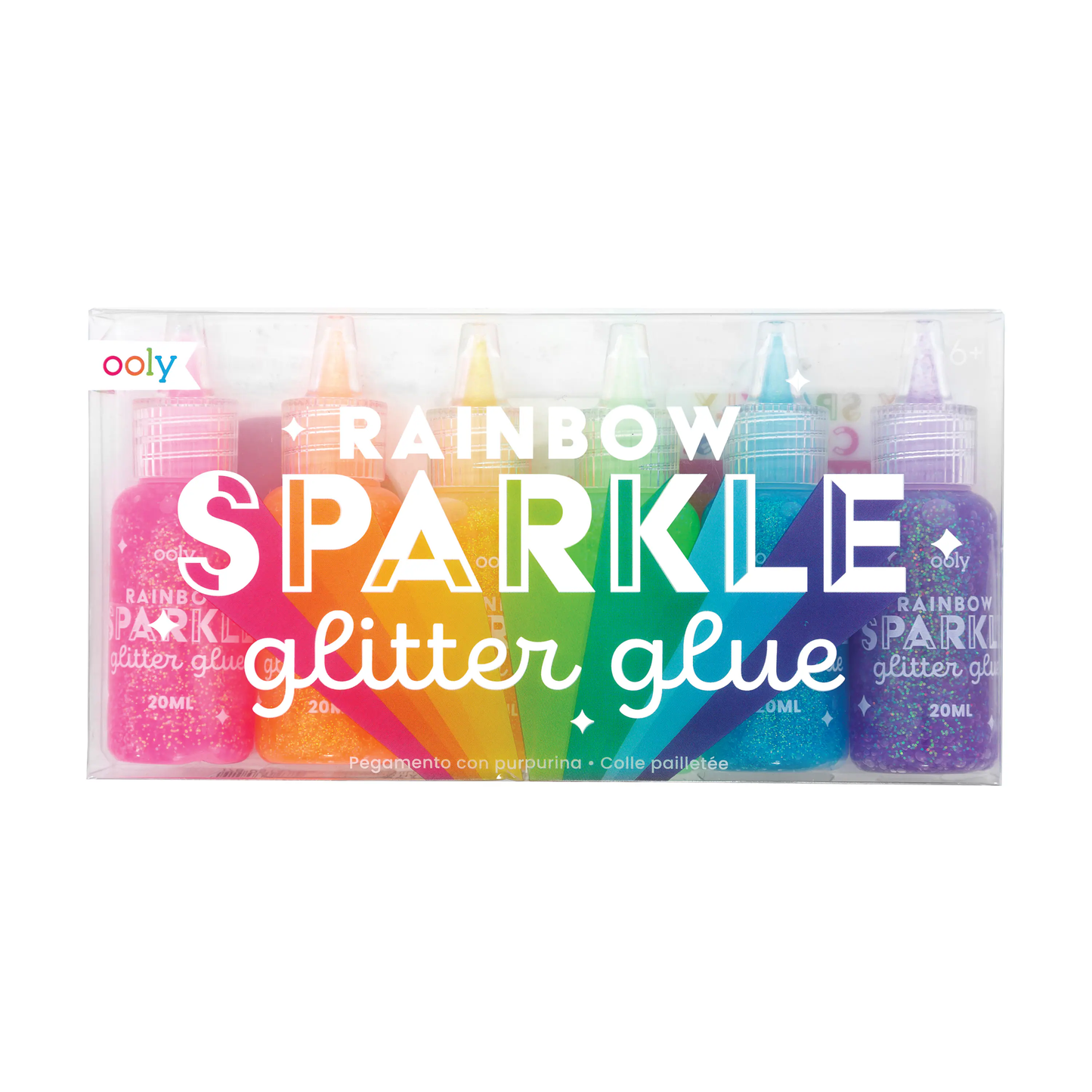 Rainbow Sparkle Glitter Glue Set