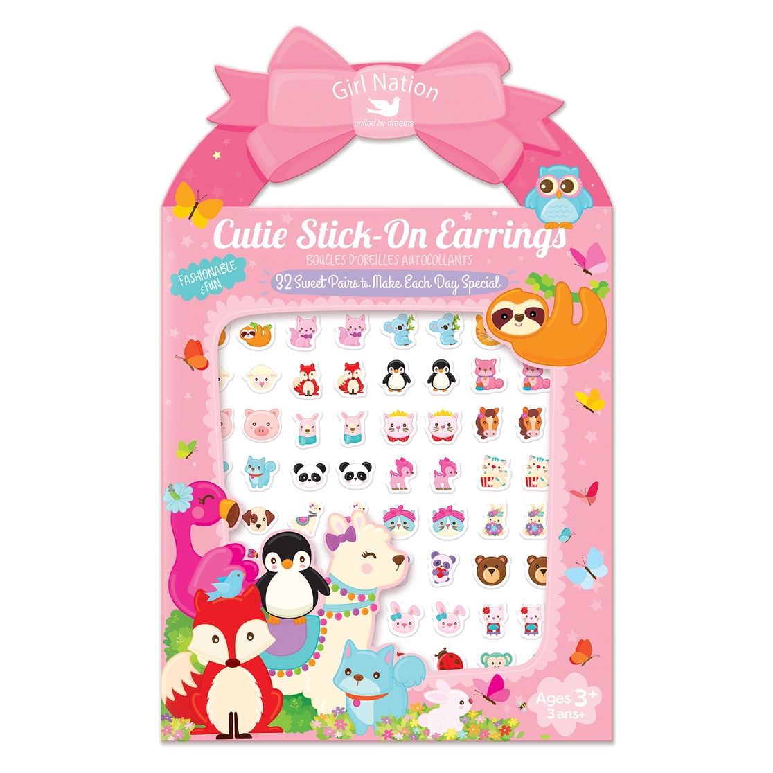Stick On Earrings Animal Friend