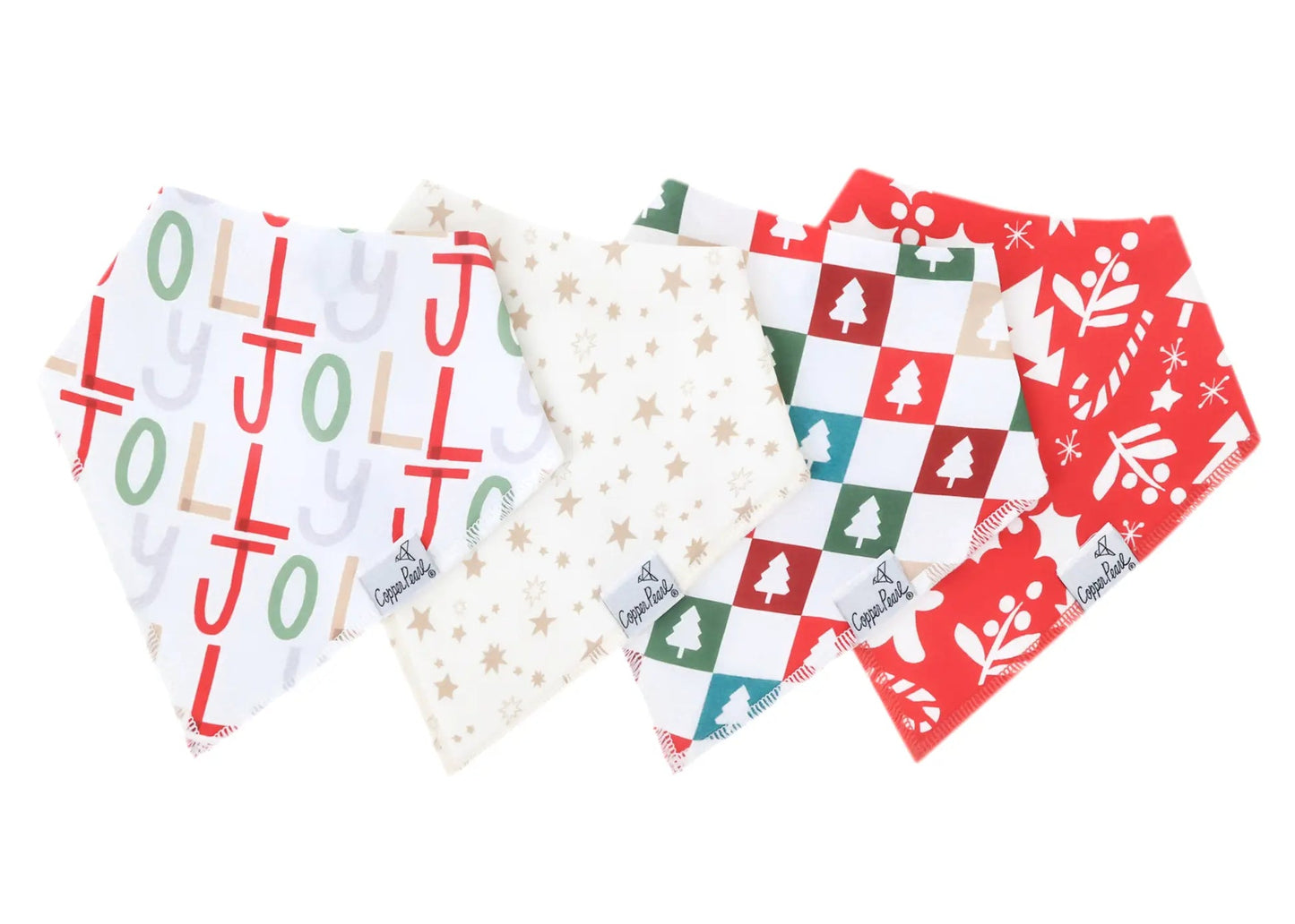 Jolly Bandana Bib Set 4pk