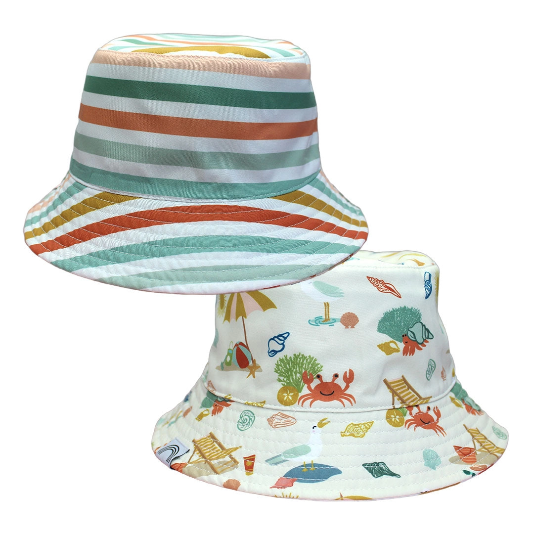 Reversible Beach Day Baby Bucket Hat