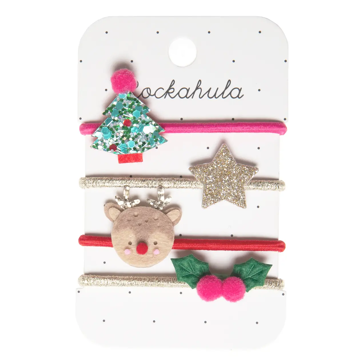 Festive Christmas Hair Ponies