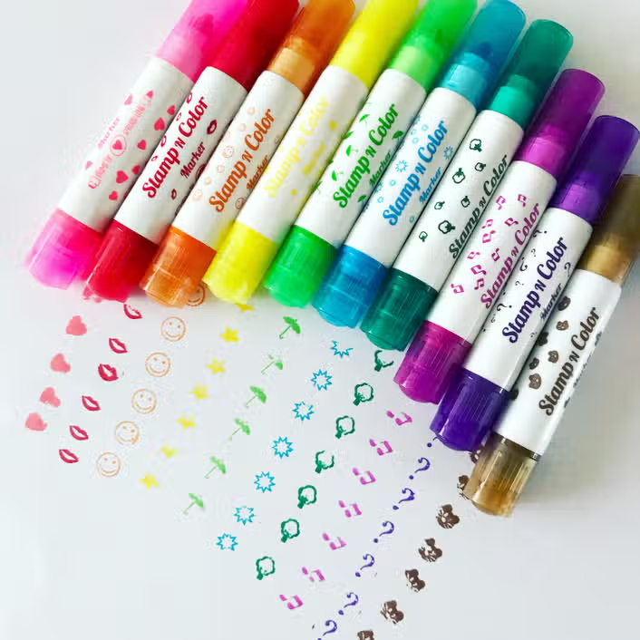 Stamp & Color Markers Ballerinas