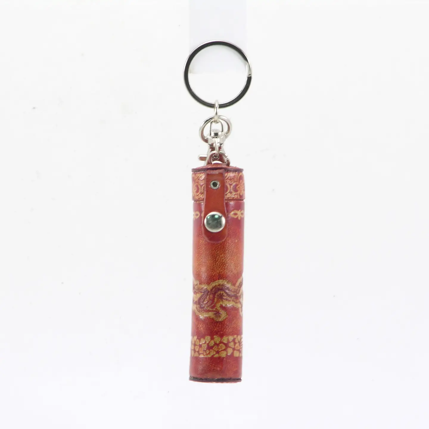 Leather Keychain Toothpick Holder