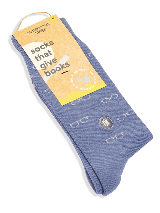 Socks That Give Books - Glasses