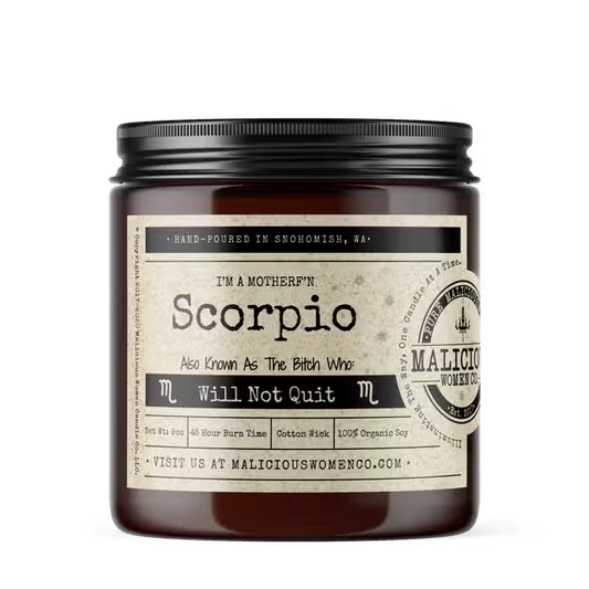 Malicious Scorpio Candle