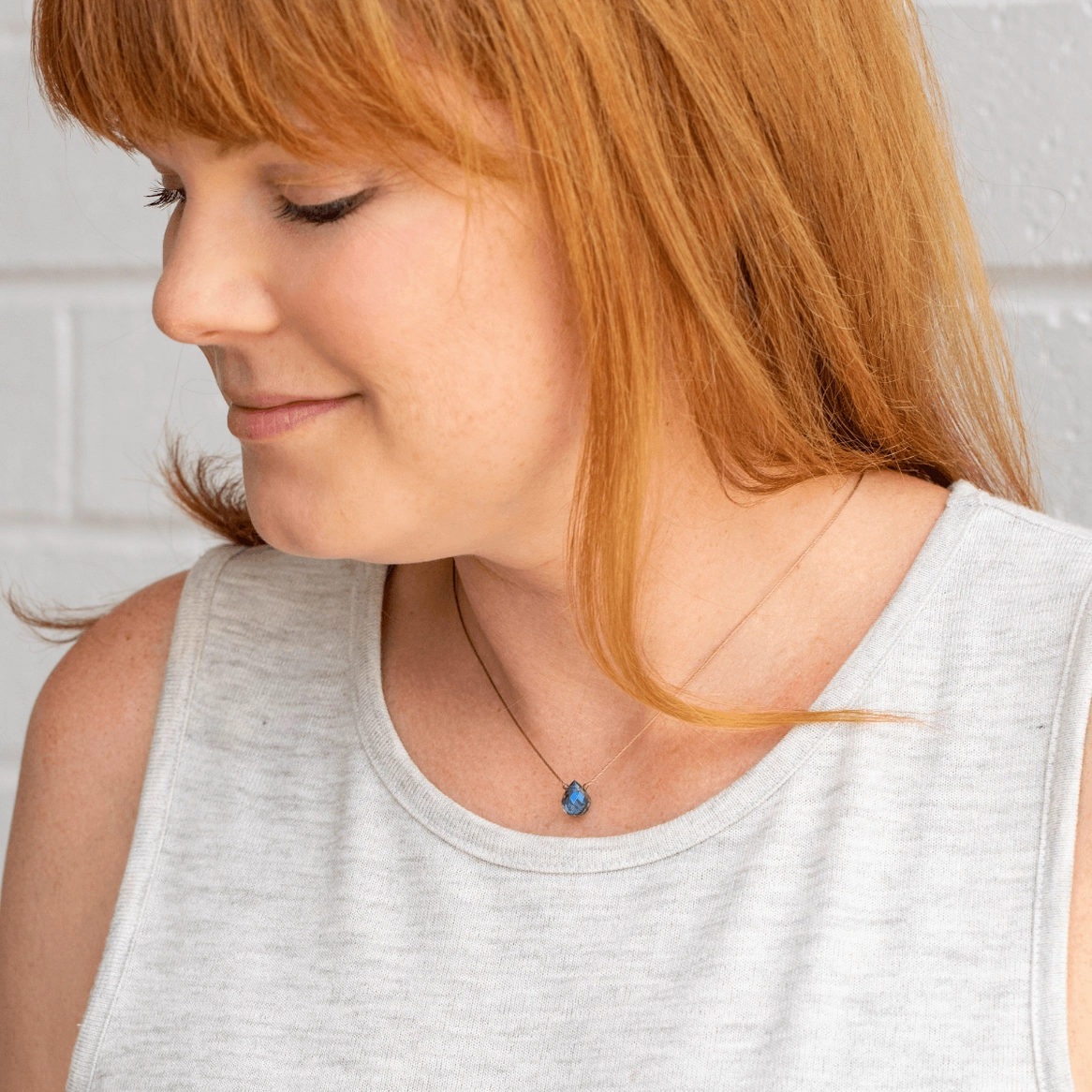 Beautiful Mom Blooming Blue Mystical Necklace