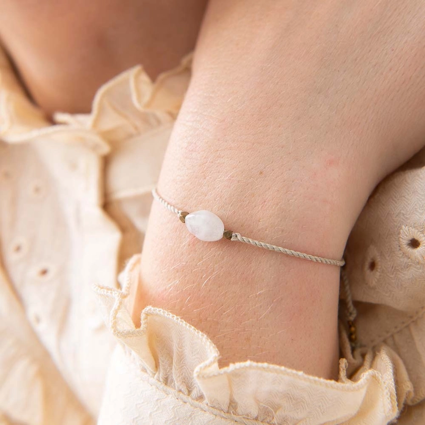 Moonstone Gemstone Bracelet