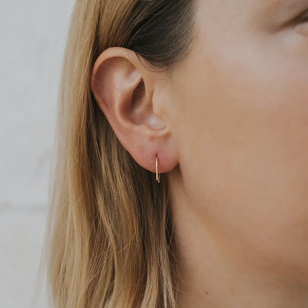 Minimalist Horseshoe Earrings